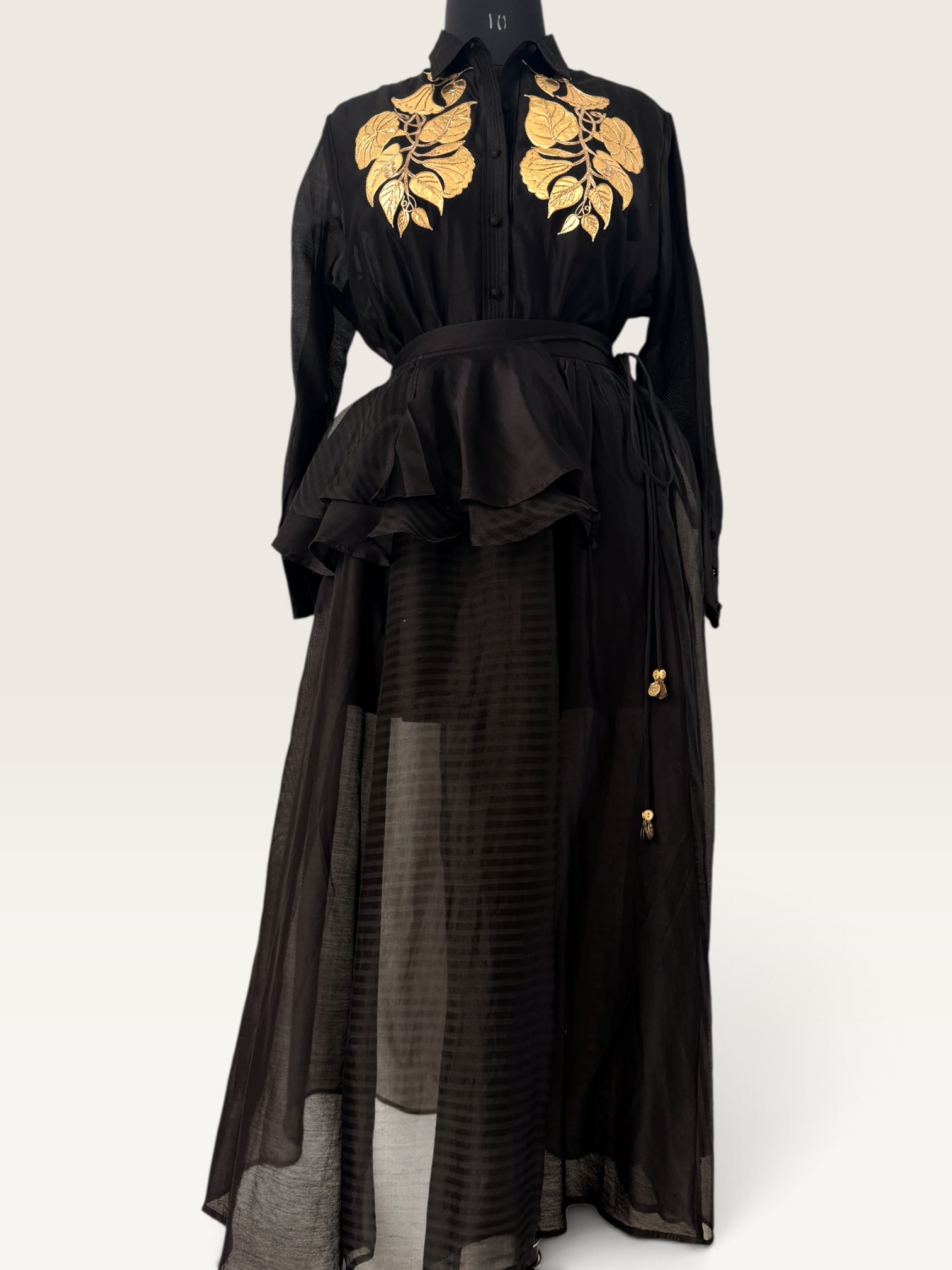 Black Botanica Gotapatti shirt