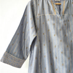 Festive Hand Embroidered Gota Patti Kurta & Pants Set
