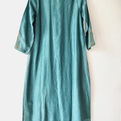 Festive Gota Patti Hand Embroidered Kurta & Pants Set