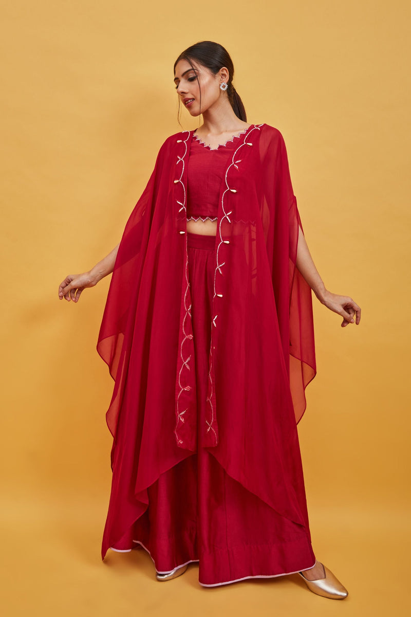 SANGRIA LEHENGA SET