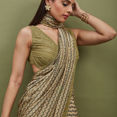 ZALE PRE -DRAPED SAREE