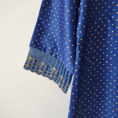 Blue Gota Patti Hand Embroidered Kurta & Pant Set