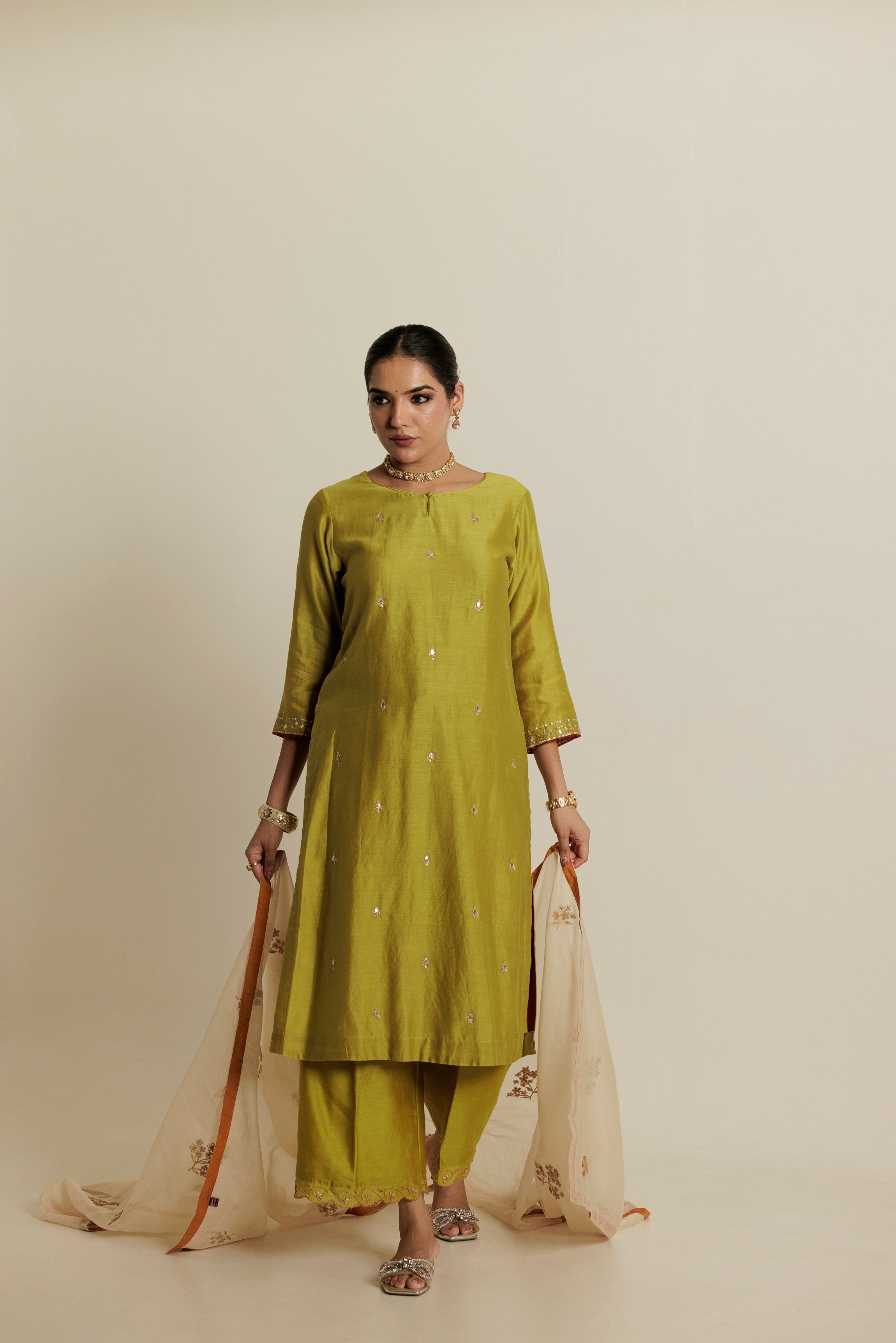 JAMINI Embroidered Kurta Set