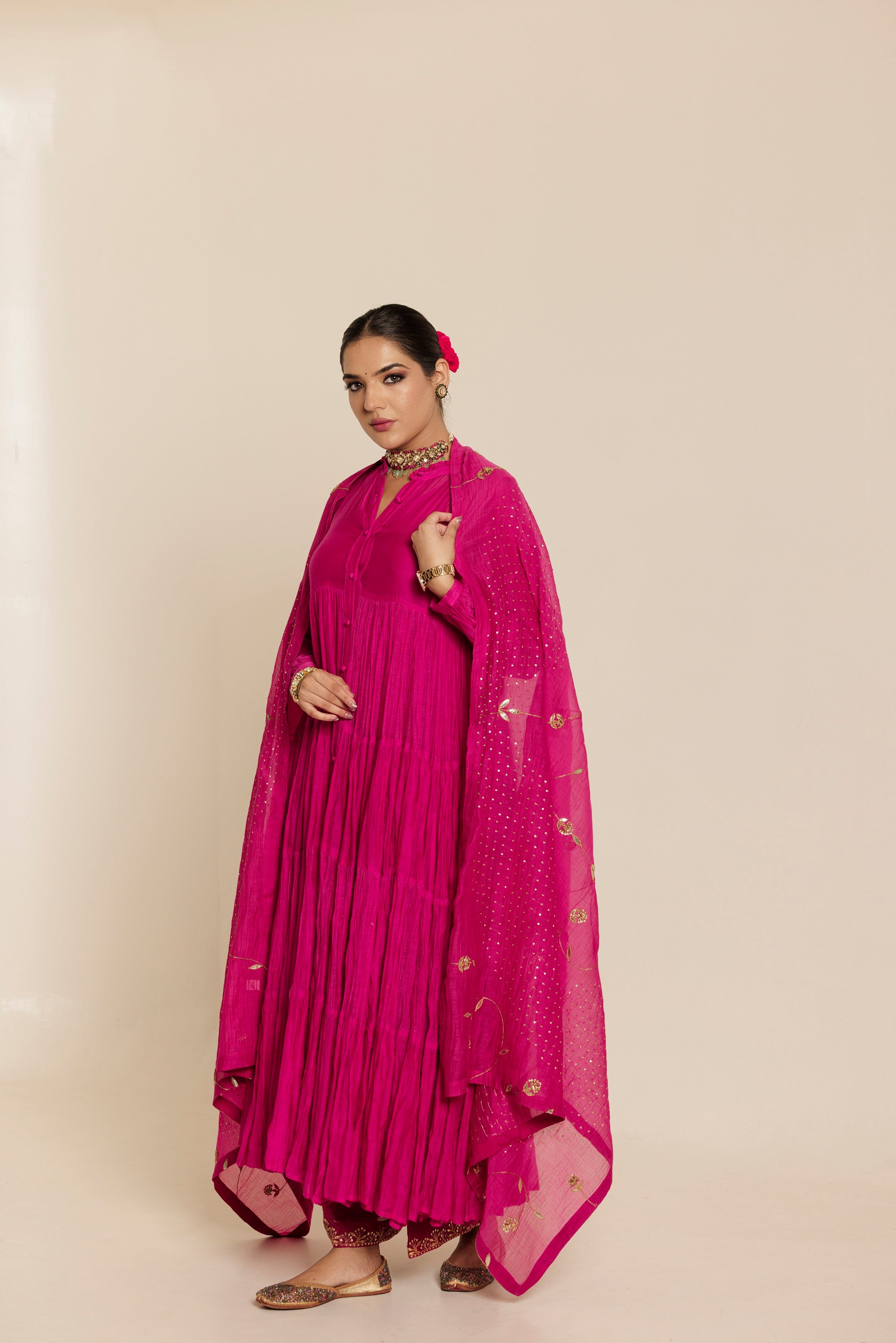 HIRNI Anarkali Kurta Set