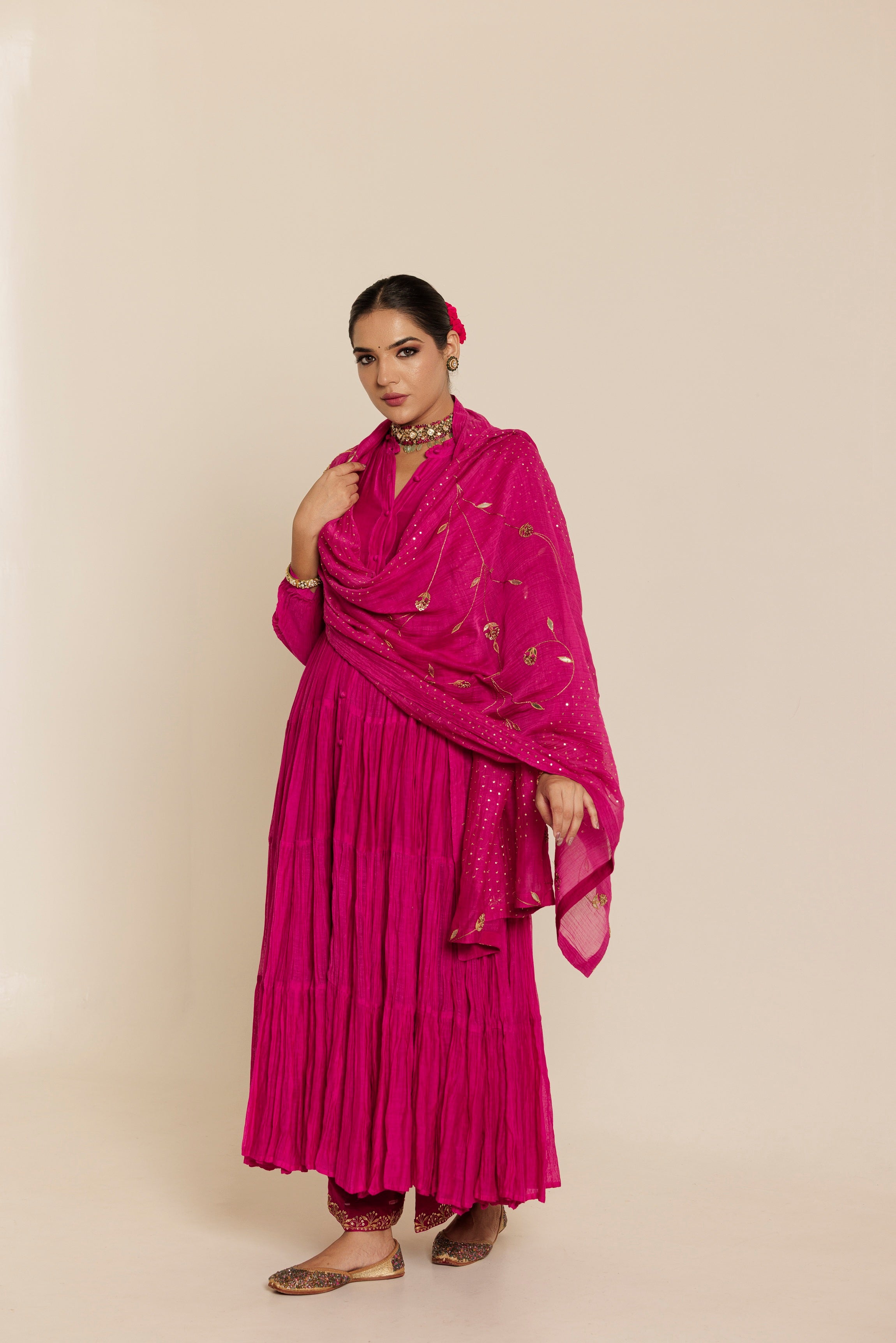 HIRNI Anarkali Kurta Set