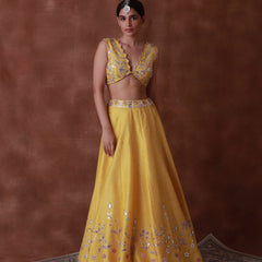 BELLA YELLOW LEHENGA