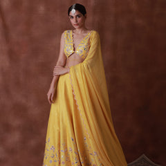 BELLA YELLOW LEHENGA