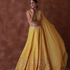 BELLA YELLOW LEHENGA