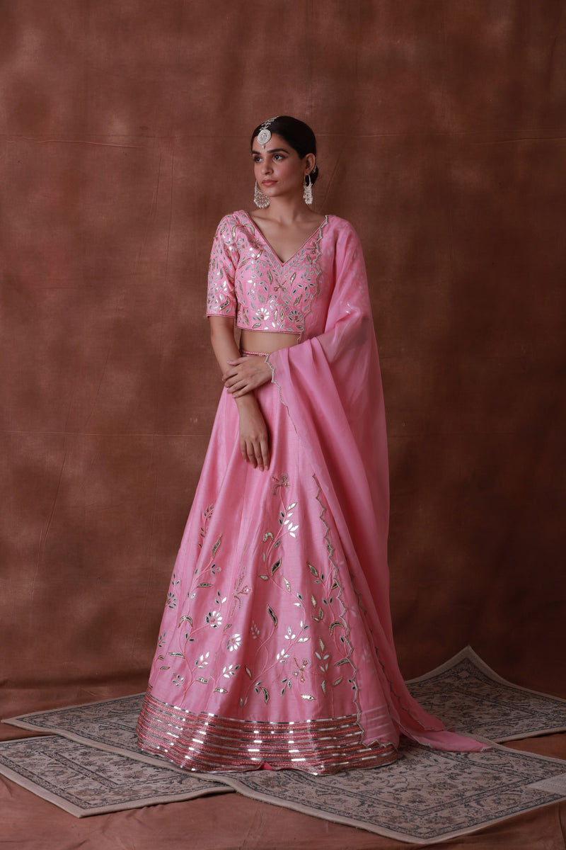 FLAMINGO PINK LEHENGA