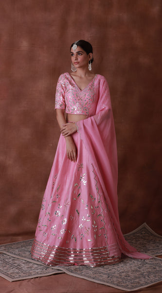 FLAMINGO PINK LEHENGA